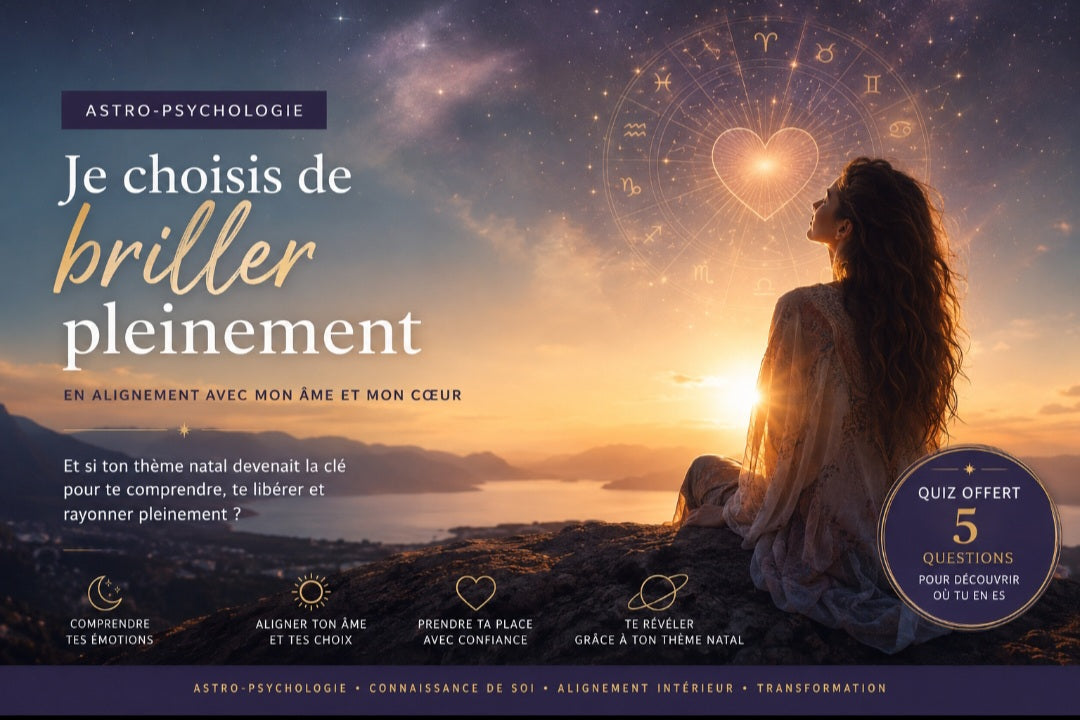 Je choisis de briller pleinement, en alignement avec mon âme et mon cœur