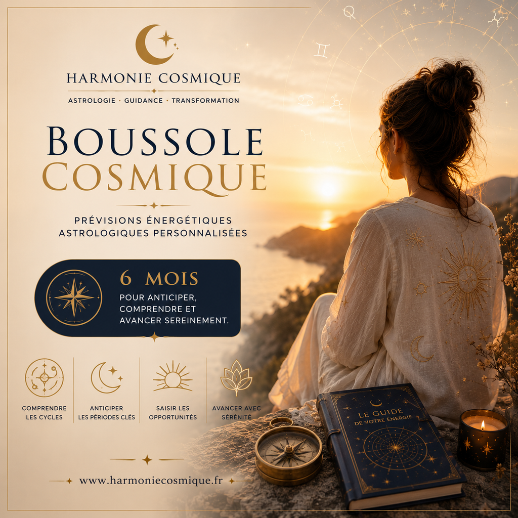 Boussole Cosmique – Prévisions Énergétiques Astrologiques Personnalisées