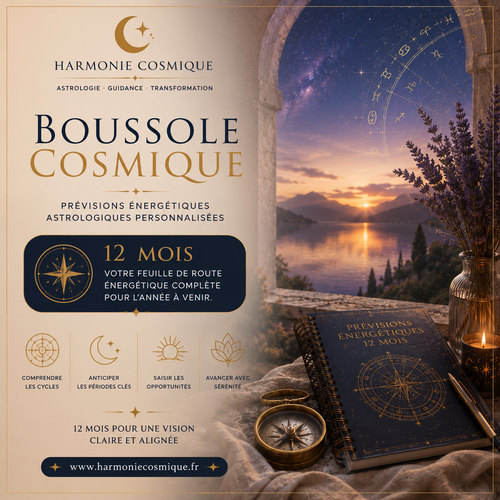 Boussole Cosmique – Prévisions Énergétiques Astrologiques Personnalisées