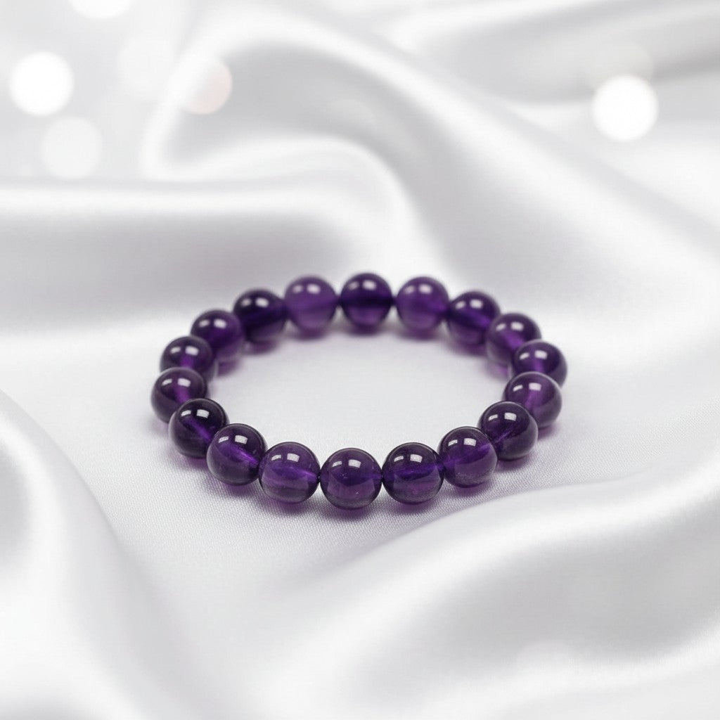 Bracelet Améthyste Naturelle – Sérénité & Élégance