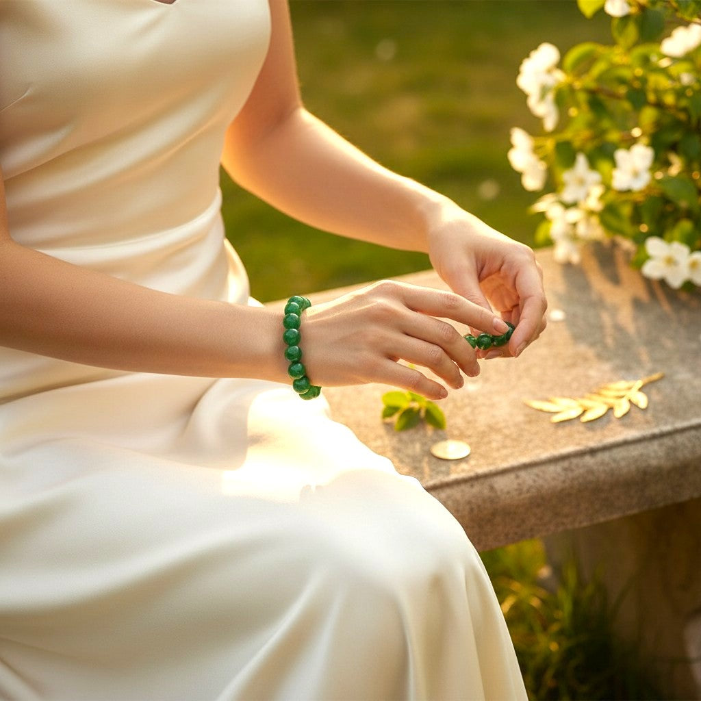 Bracelet Aventurine Verte Naturelle – Chance & Renouveau