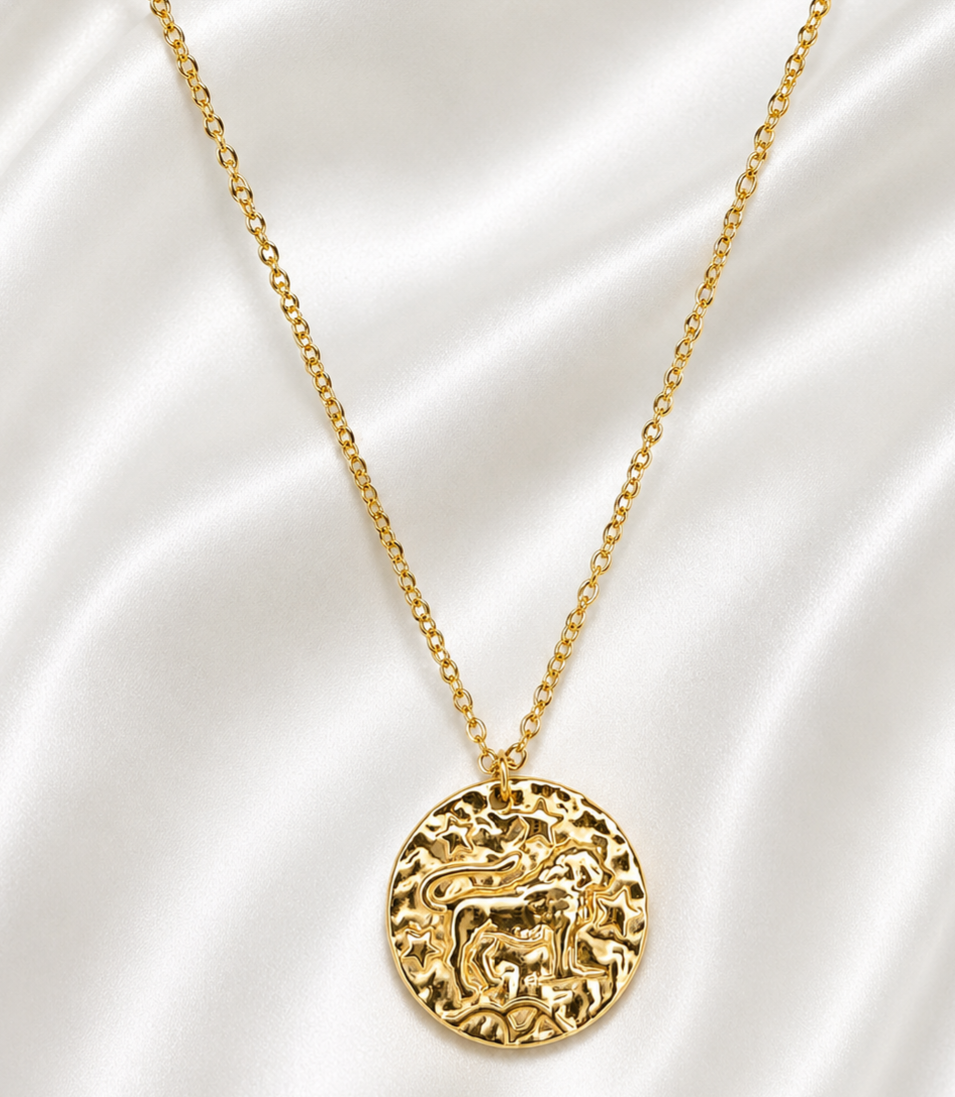PRÉCOMMANDE EXCLUSIVE – Collier Signe du Zodiaque Doré
